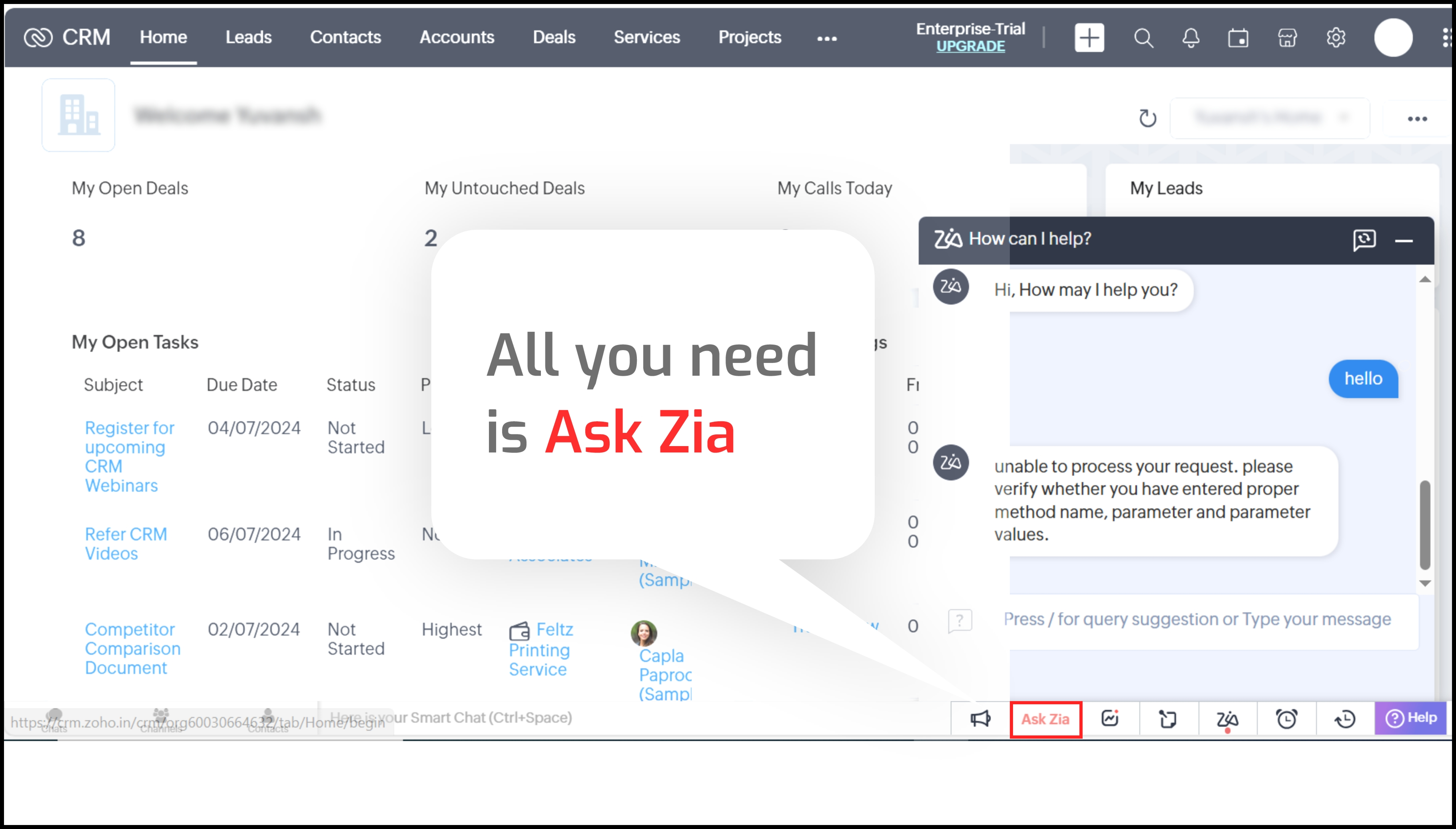 AI-Powered Sales Assistant – Zia